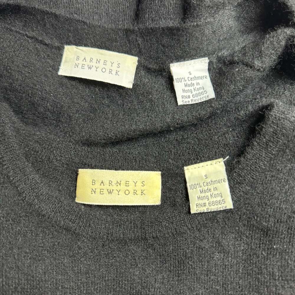 Barneys New York Women's Size S 100% Cashmere Twin Set Cardigan and Tank - Picture 5 of 5